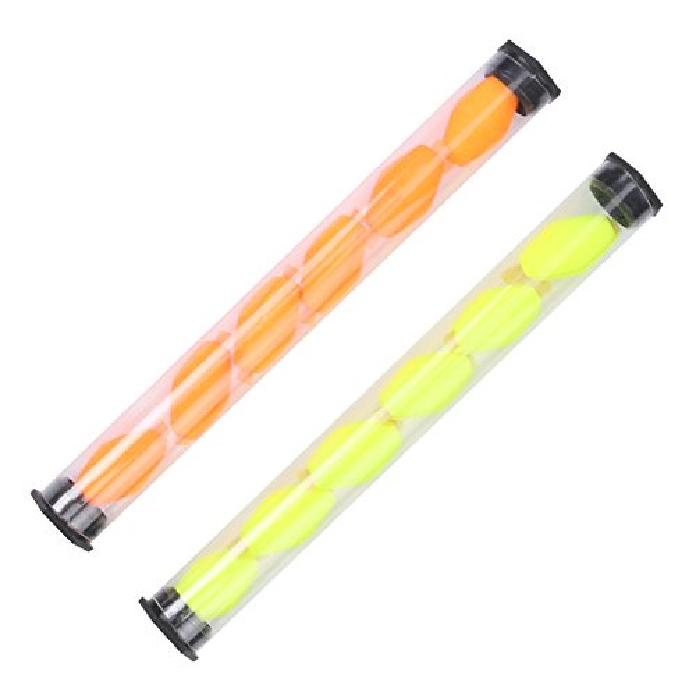 Dr.Fish 60-Piece Oval Foam Floats - Strike Indicators For Fly Fishing Trout, Walleye, Bass